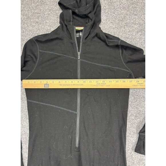 Smartwool Unitard Womens Large Black Hooded Merino Wool Zip One Piece Base Layer - Picture 3 of 10